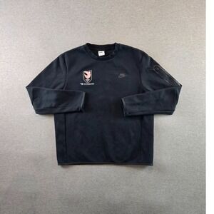 Nike Tech x Angel City FC Fleece Sweatshirt Mens Large Black NWSL CU4505 010